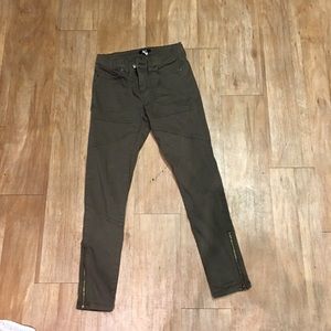 Army green jeans